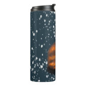 Bouteilles Isothermes Chat Marmalade dans la neige (Tourné sur la gauche)