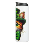 Bouteilles Isothermes Chat mignon/chaton Saint Patrick's Day (Tourné sur la droite)