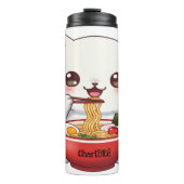 Bouteilles Isothermes Chat mignon : Fête du Ramen, Coeurs heureux (Devant)