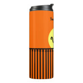 Bouteilles Isothermes Chat noir Arché de retour sur la clôture Lune Oran (Tourné sur la gauche)