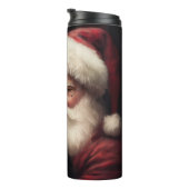 Bouteilles Isothermes Chat noir avec Noël Festif du Père Noël (Tourné sur la droite)