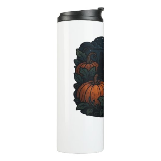 Bouteilles Isothermes Chat noir dans le T-shirt classique Patch (Tourné sur la gauche)