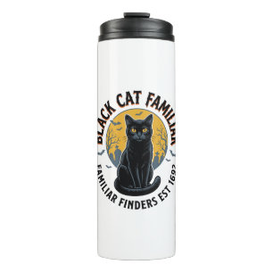 Bouteilles Isothermes Chat Noir Familier Vintage Halloween Sauvetage Des