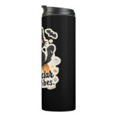 Bouteilles Isothermes Chat noir mignon Halloween Citrouille T-shirt surd (Tourné sur la droite)