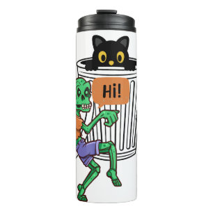 Bouteilles Isothermes Chat Peureux Halloween