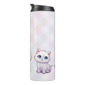Bouteilles Isothermes Chat rose (Tourné sur la droite)