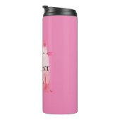 Bouteilles Isothermes Chat rose (Tourné sur la droite)