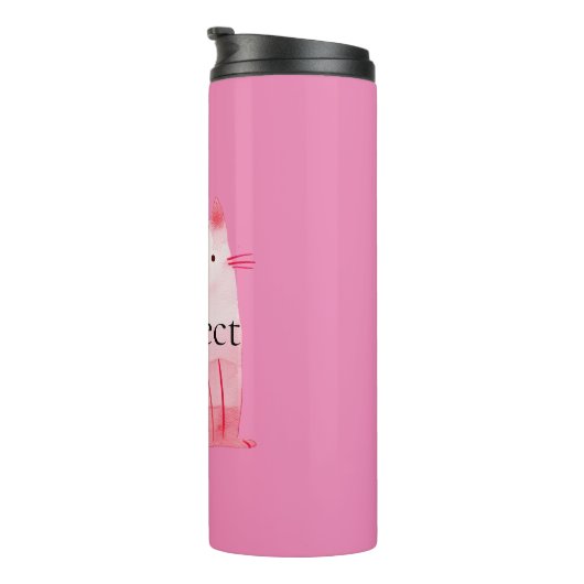 Bouteilles Isothermes Chat rose (Tourné sur la droite)