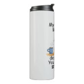 Bouteilles Isothermes Chat Sarcastique - Drôle Orange Art (Tourné sur la gauche)