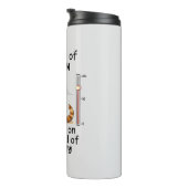 Bouteilles Isothermes Chat Sarcastique - Drôle Orange Art (Tourné sur la droite)