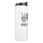 Bouteilles Isothermes Chat Secourir Tie Dye Peace Love Chats Halloween C (Tourné sur la gauche)
