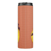 Bouteilles Isothermes Chat Tumbler Halloween en Citrouille (Dos)