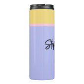 Bouteilles Isothermes Chat Tuxedo Pastel Chats Femme Pastel Couleurs (Dos)