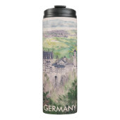 Bouteilles Isothermes Château Retro Neuschwanstein en Allemagne (Devant)