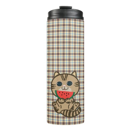 Bouteilles Isothermes chaton et pastèque (Devant)
