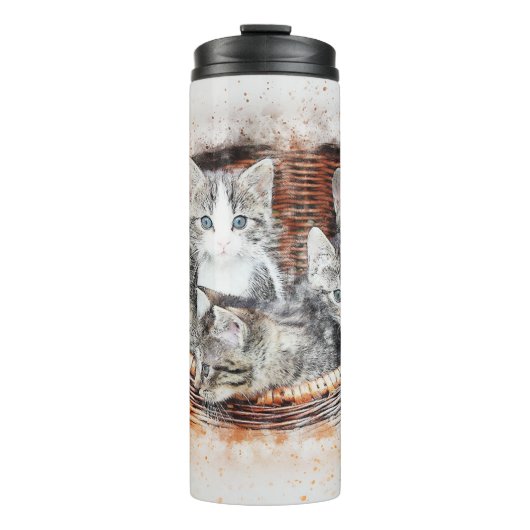 Bouteilles Isothermes Chatons (Devant)