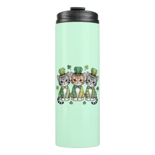 Bouteilles Isothermes Chatons chanceux de la Saint-Patrick-47474 (Devant)