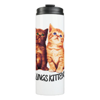 Bouteilles Isothermes Chatons frères et soeurs, deux chats mignons