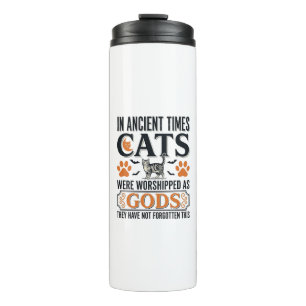 Bouteilles Isothermes Chats Anciens Drôles Adorés Comme Dieux Chemise Vi