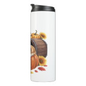 Bouteilles Isothermes Chats Automne Citrouilles Thanksgiving Sunflower O (Tourné sur la droite)