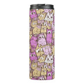 Bouteilles Isothermes Chats caricaturaux amusants (Dos)