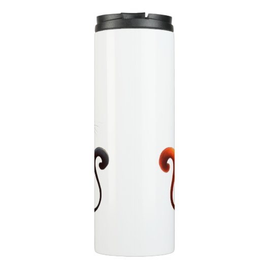 Bouteilles Isothermes Chats, Coeur, animal (Dos)