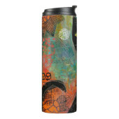 Bouteilles Isothermes Chats d'aquarelle Boho - Art de la féline terrestr (Tourné sur la gauche)