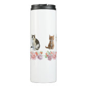 Bouteilles Isothermes Chats et Roses (Dos)