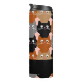 Bouteilles Isothermes Chats heureux (Tourné sur la droite)