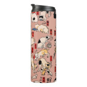 Bouteilles Isothermes chats japonais Ukiyo-e Funny kitty (Tourné sur la droite)