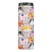Bouteilles Isothermes Chats Mignons Colorés (Dos)