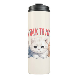 Bouteilles Isothermes Chats Mignons - Je Parle À Mes Chats