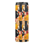 Bouteilles Isothermes Chats noirs et citrouilles (Dos)