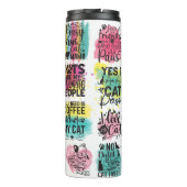 Bouteilles Isothermes Chats Tumbler (Dos)