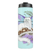 Bouteilles Isothermes Chatte Fée Blanche Fantastique Champignon Bleu Cap (Devant)