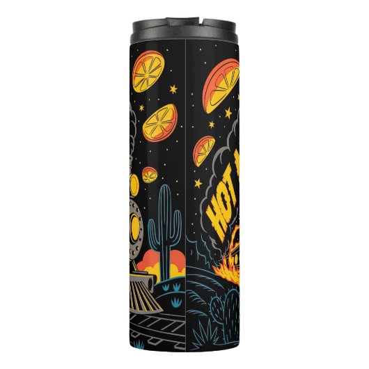 Bouteilles Isothermes Chaud Express Skeleton Train (Dos)