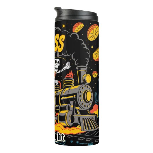 Bouteilles Isothermes Chaud Express Skeleton Train (Tourné sur la droite)