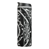 Bouteilles Isothermes Chaudron thermique : Élégante trace de croissance (Tourné sur la droite)