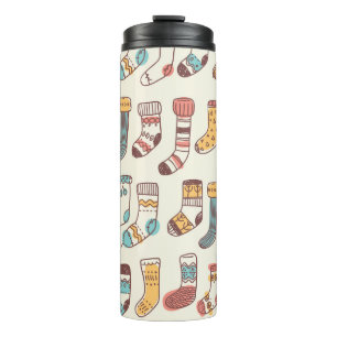 Bouteilles Isothermes Chaussettes Doodle mignonnes : Simplicité scandina