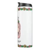 Bouteilles Isothermes Chaussures en Ballet Rose personnalisées (Tourné sur la droite)