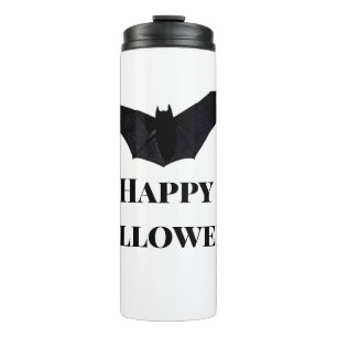 Bouteilles Isothermes Chauve-souris noire joyeux Halloween ajouter nom t