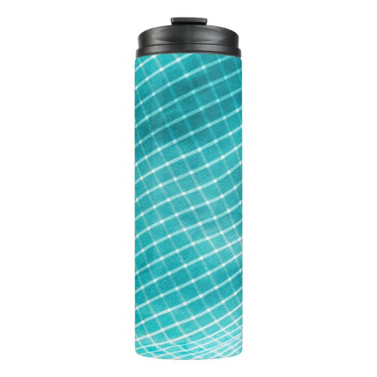 Bouteilles Isothermes Checkered background textile closeup. (Devant)