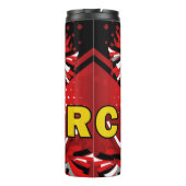 Bouteilles Isothermes Cheerleader Rouge et Blanc Uniform Cheerleer (Dos)