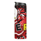 Bouteilles Isothermes Cheerleader Rouge et Blanc Uniform Cheerleer (Tourné sur la droite)