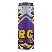 Bouteilles Isothermes Cheerleader violet et blanc Uniform Cheerled (Dos)