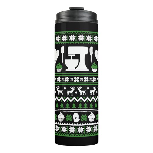 Bouteilles Isothermes Chef Christmas T Shirt (Devant)