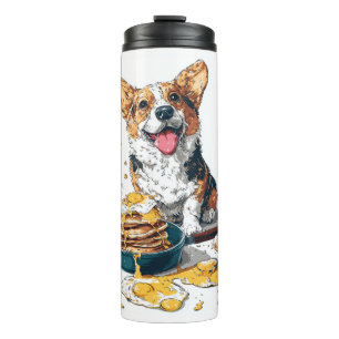 Bouteilles Isothermes Chef Corgi � Chien de cuisine drôle