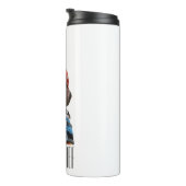 Bouteilles Isothermes Chef des pompiers Cheveux de fil Dachshund (Tourné sur la droite)