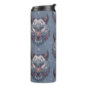 Bouteilles Isothermes Chefs de loups avec décoration de boho (Tourné sur la gauche)