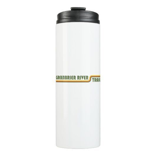 Bouteilles Isothermes Chemin de la rivière Greenbrier (Devant)